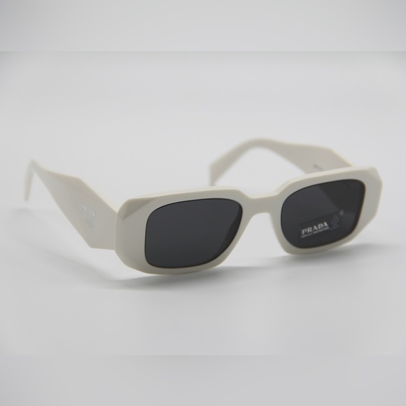 NEW PRADA PR17WS 1425S0 SUNGLASSES PRADA PR 17WS WHITE EYEWEAR SPR 17W WHITE - Picture 1 of 14